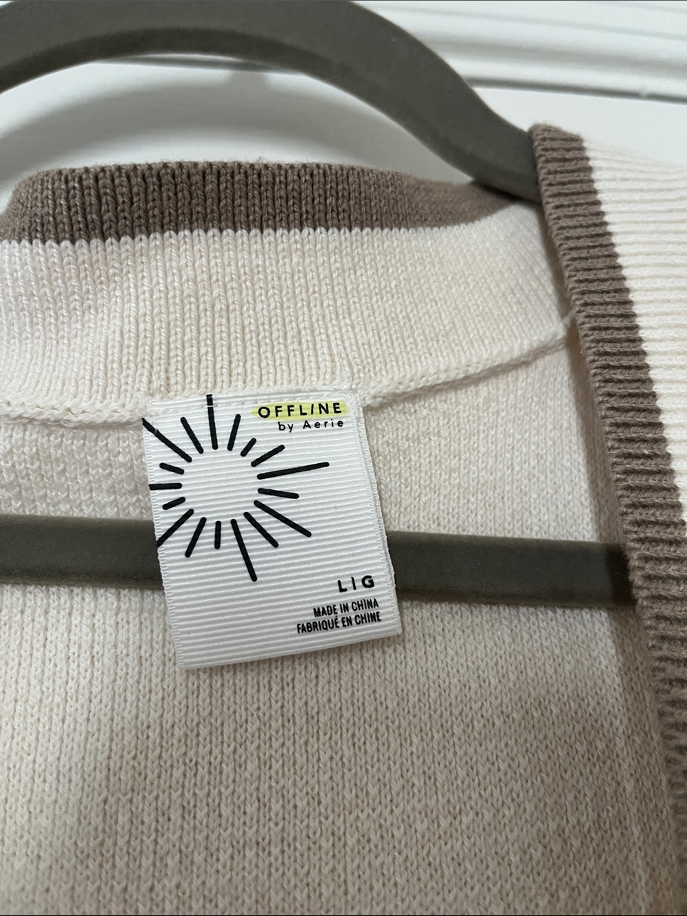 OFFLINE by Aerie Tennis Sweater Vest Cardigan - Picture 3 of 8